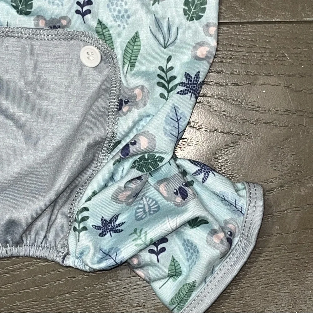 Fluffy Friends Pet Apparel Blue Koala Night Gown Clothes NWT Pet Medium